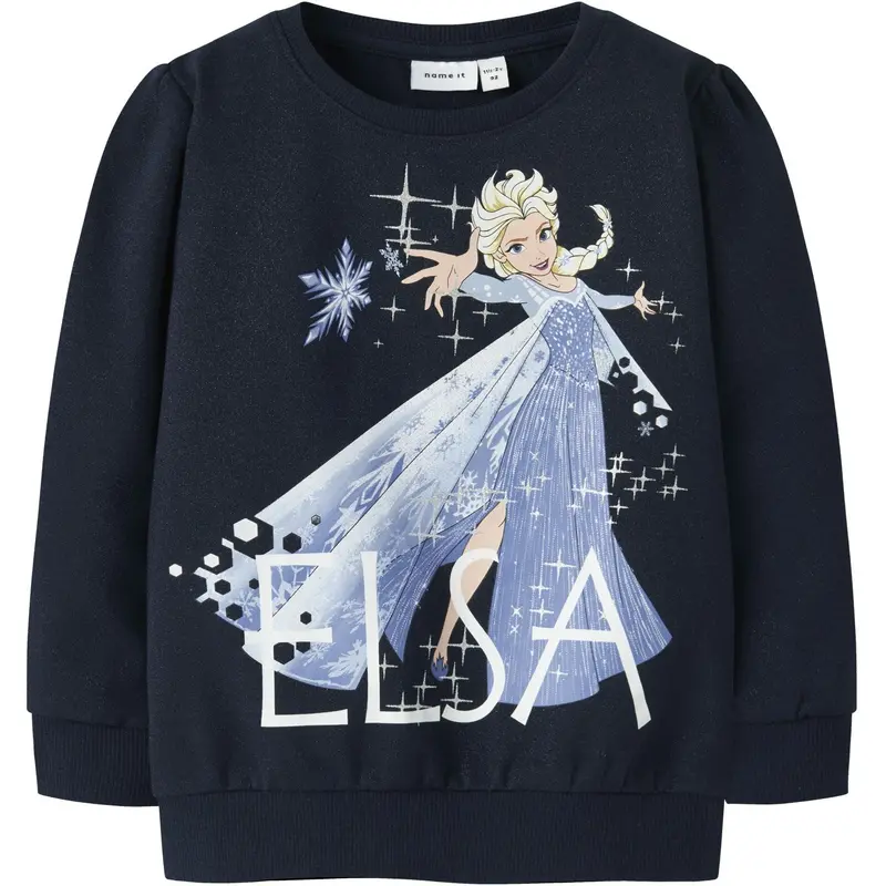 Name It Navy Blazer Nmfosina Frozen Sweat Bru Wdi 1