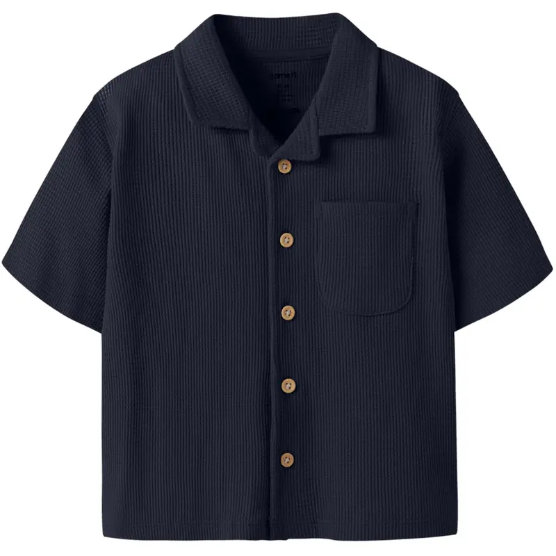Name It Navy Blazer Nmmharve Ss Nreg Shirt 1