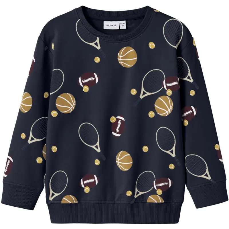 Name It Navy Blazer Nmmkeaton Ls Nreg Sweat Unb 1