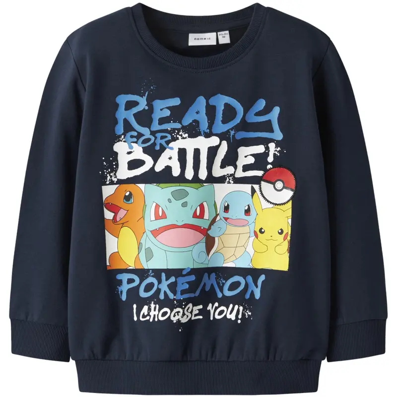Name It Navy Blazer Nmmmumi Pokemon Nreg Sweat Unb Sky 1