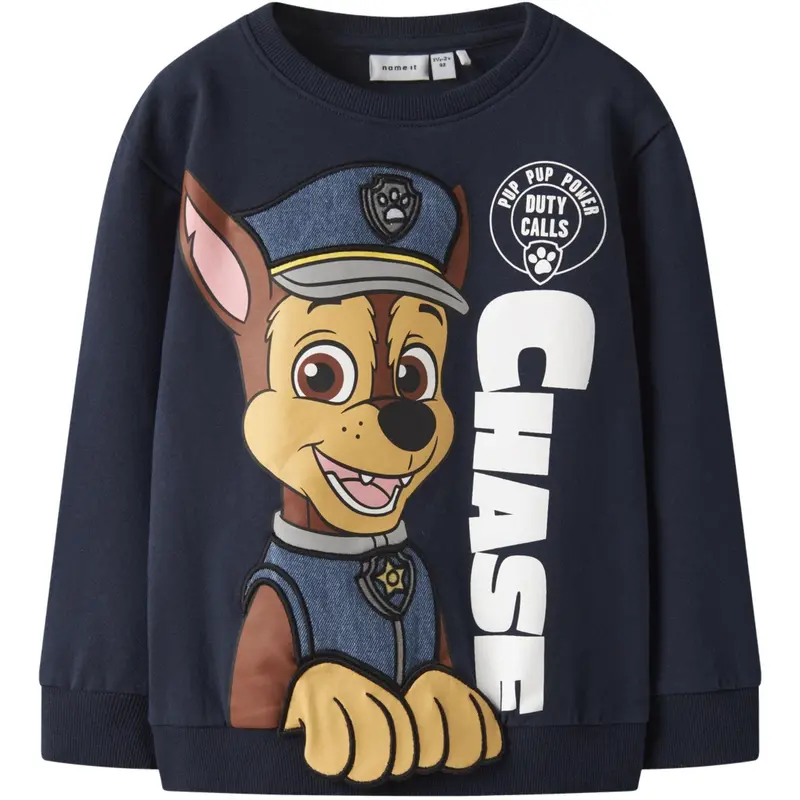 Name It Navy Blazer Nmmneel Paw Nreg Sweat Bru Cplg 1