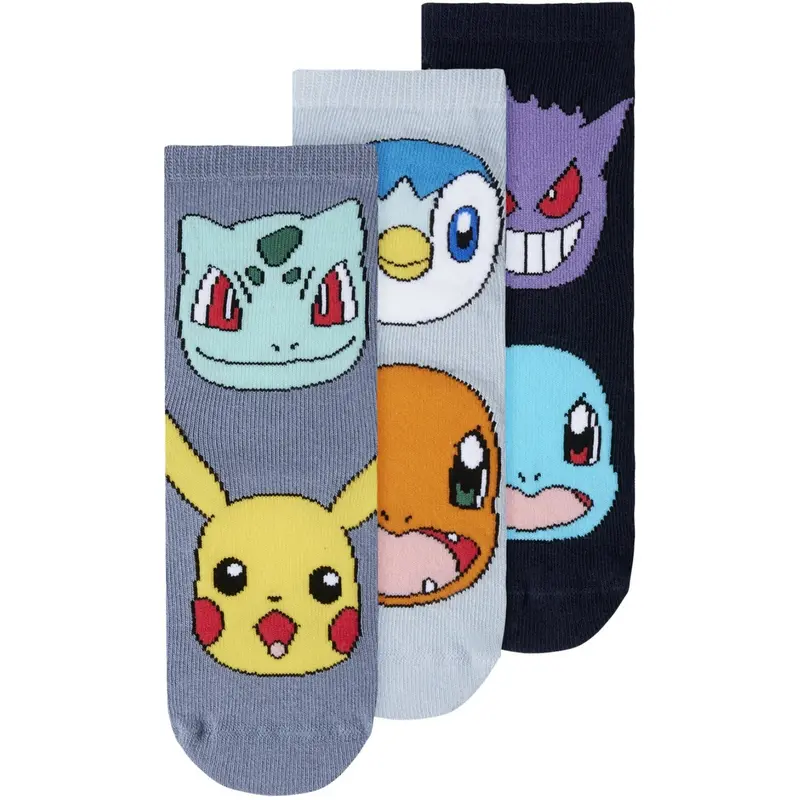Name It Navy Blazer Nmmnoris Pokemon 3P Socks Sky 1