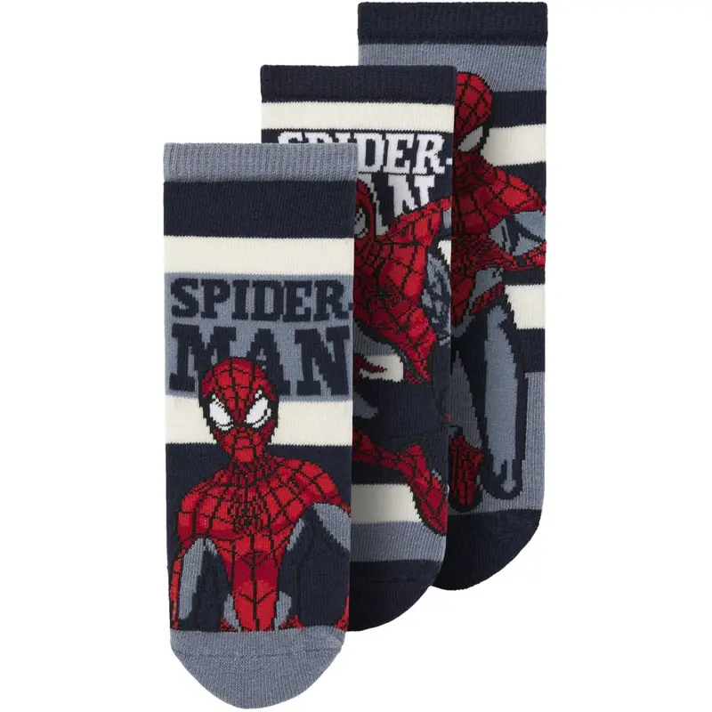 Name It Navy Blazer Nmmoctavius Spider 3P Socks Mar 1