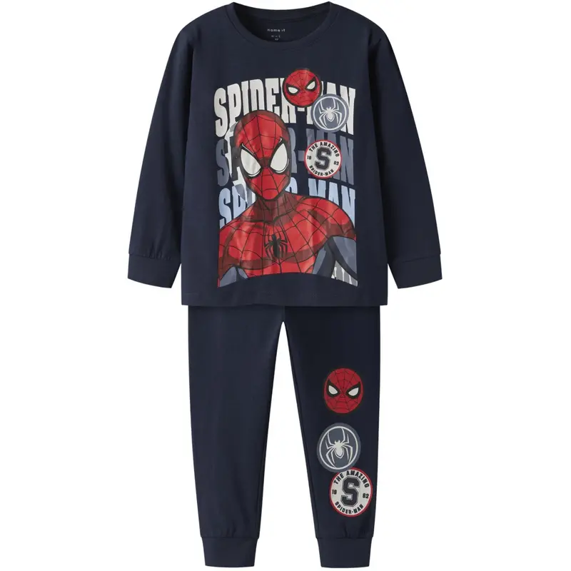 Name It Navy Blazer Nmmocti Spider Ls Nightset Mar 1