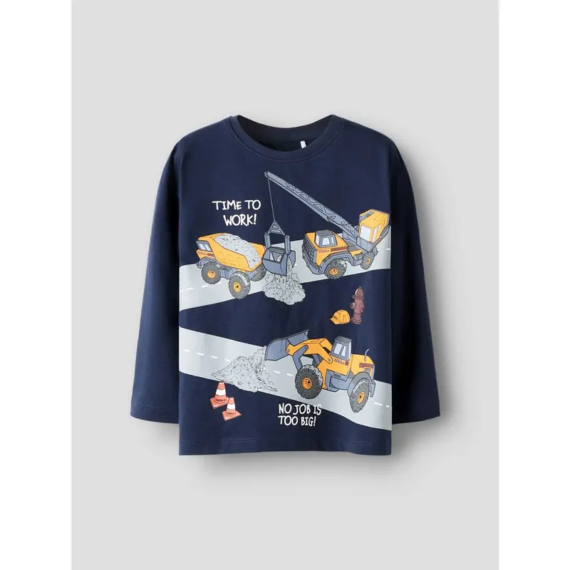 Name It Navy Blazer Nmmofek Tonka Ls Nreg Top Cplg 3