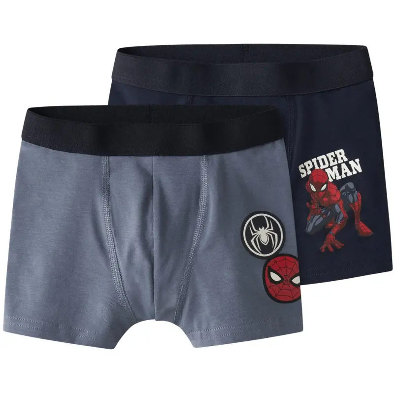 Name It Navy Blazer Nmmovile Spiderman 2-Pack Boxer Mar 1