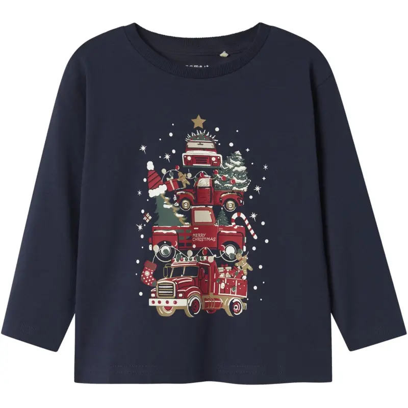 Name It Navy Blazer Nmmrejulli Nreg Ls Top Box 1