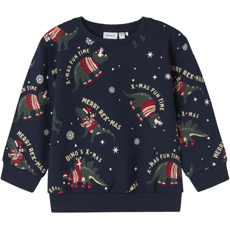 Name It Navy Blazer Nmmroka Ls Nreg Sweat Bru Box 1