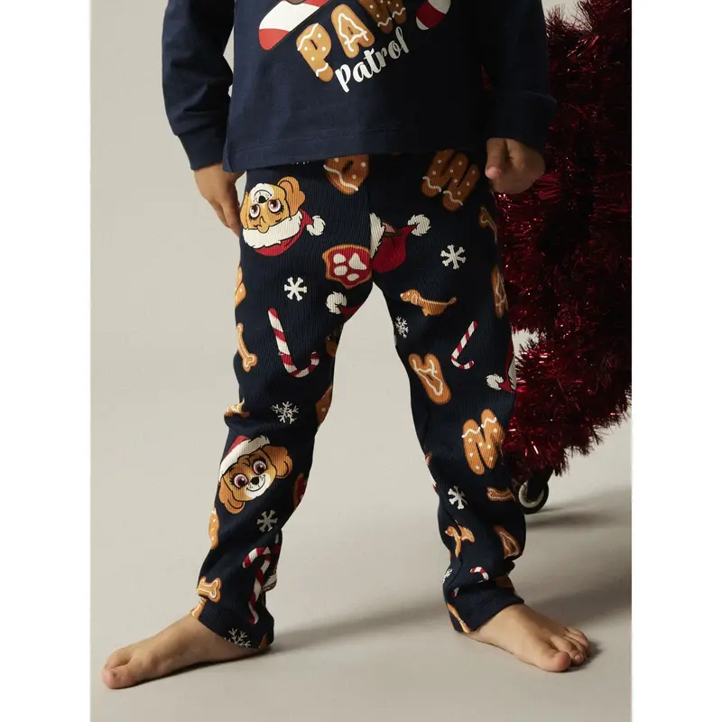 Name It Navy Blazer Nmmslava Paw Ls Nightset Cplg 4