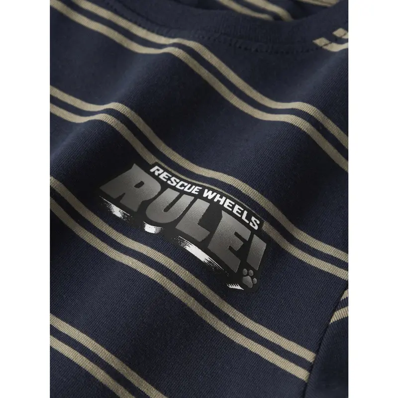 Name It Navy Blazer Nmmsofus Paw Ls Nreg Top Box Cplg 2
