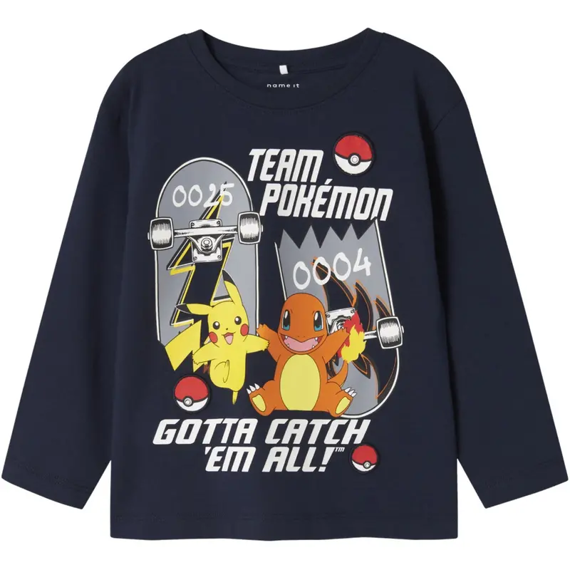 Name It Navy Blazer Nmmstern Pokemon Ls Nreg Top Sky 1