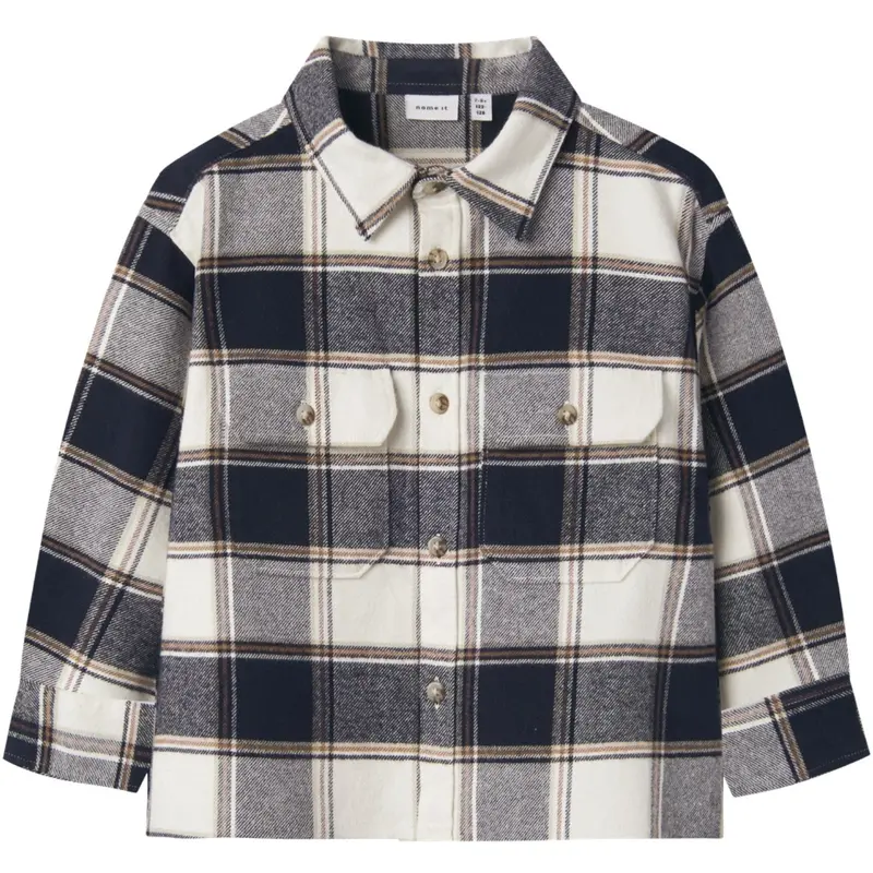 Name It Navy Blazer Nmmtamol Os Ls Shirt 1