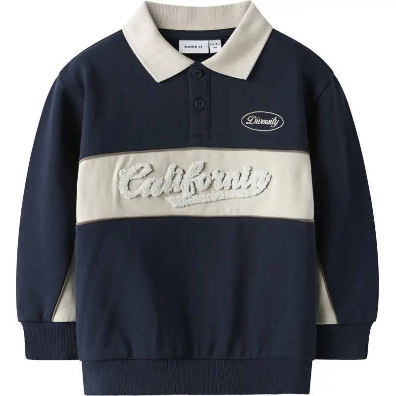 Name It Navy Blazer Nmmtucan Ls Nreg Sweat Polo Unb 1