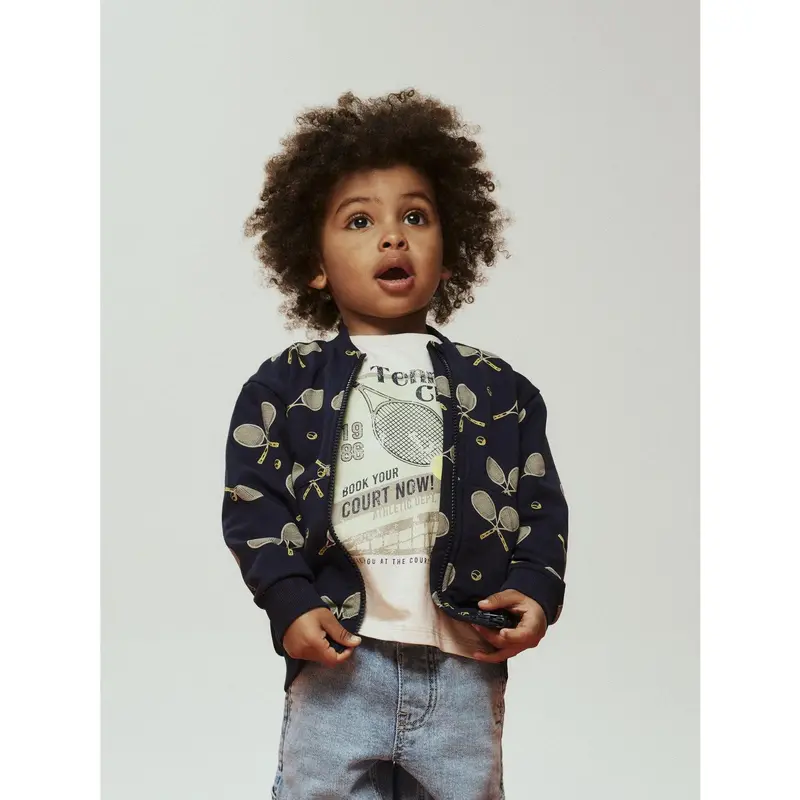 Name It Navy Blazer Nmmtyrese Ls Nreg Sweat Card Unb 3