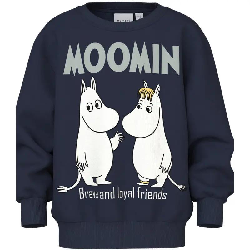 Name It Navy Blazer Nmnsloli Moomin Sweat Bru Vde 1