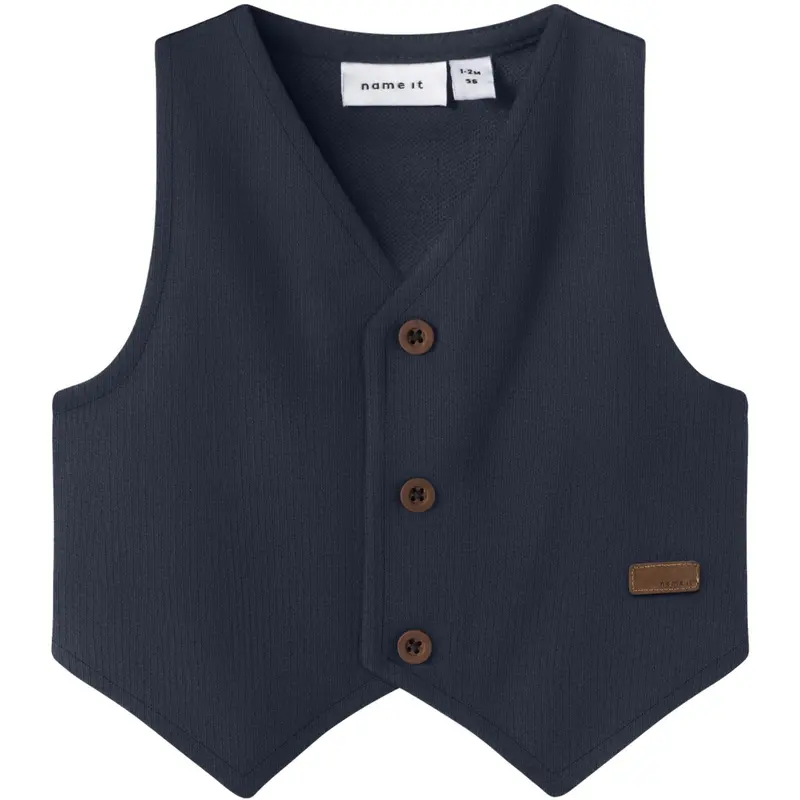 Name It Navy Blazer Solid Nbmrobino Waistcoat 1