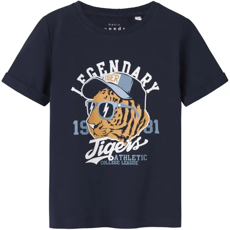 Name It Navy Blazer Tiger Nmmvux Ss Top 1