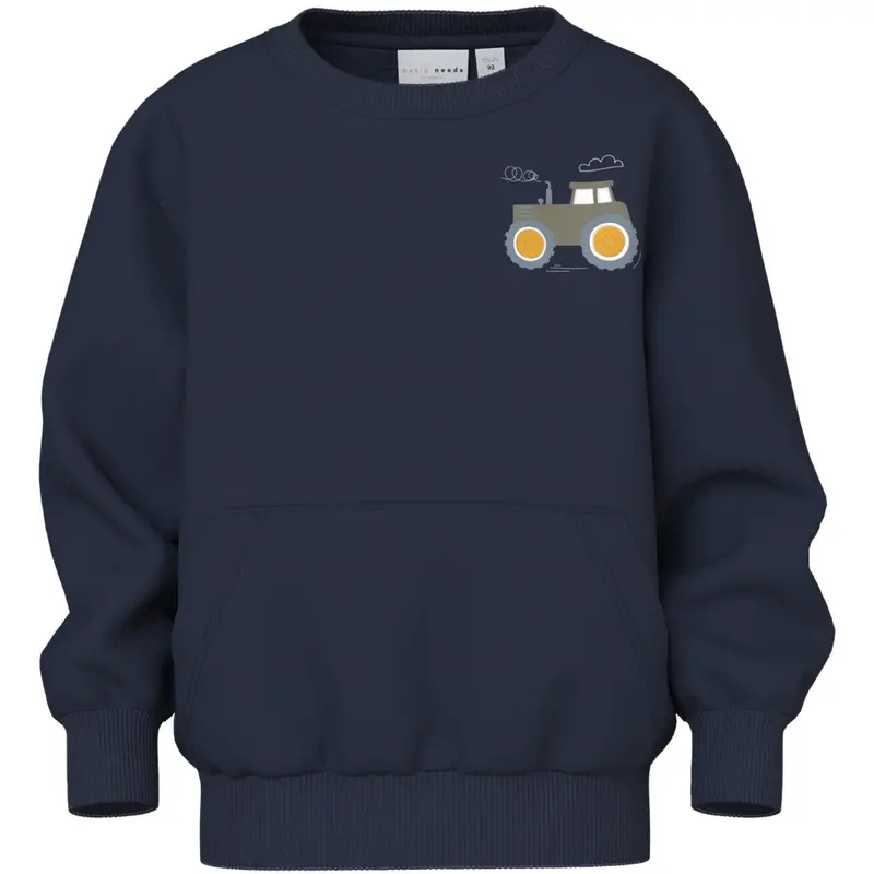 Name It Navy Blazer Tractor Nmmvugo Ls Nreg Sweat Bru 1