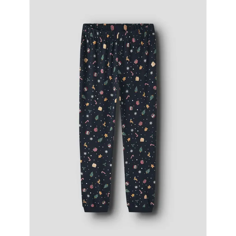 Name It Navy Blazer Xmas Aop Navy Nanvismas Ls Nightset Adult 3