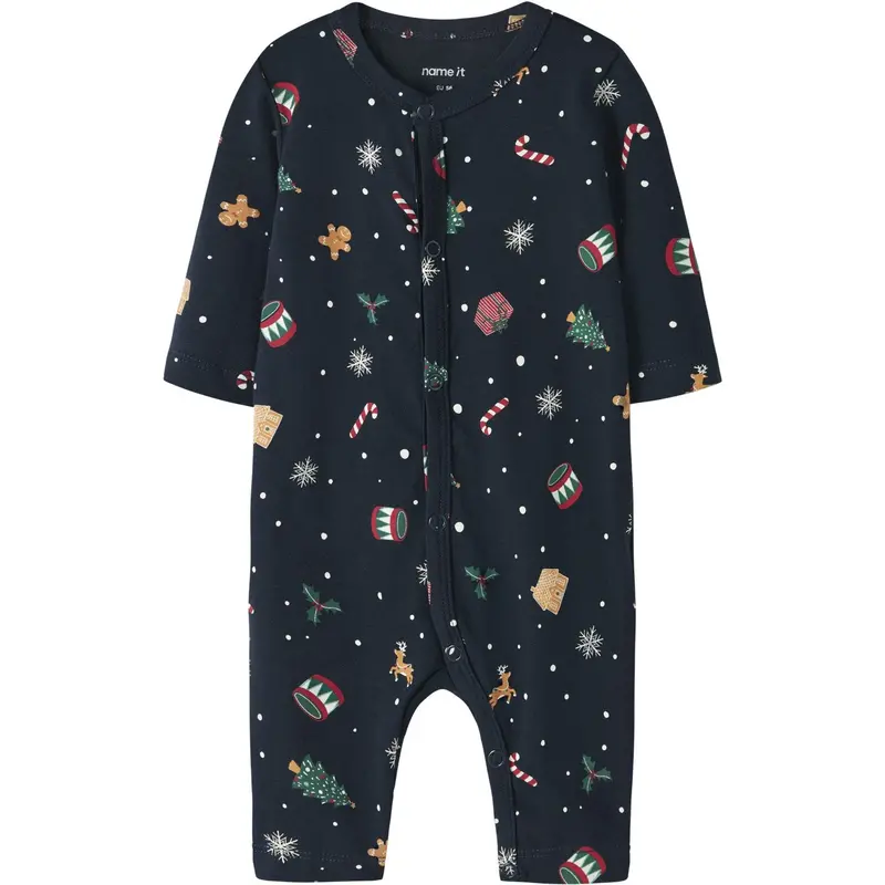 Name It Navy Blazer Xmas Aop Navy Nbnvismas Ls Nightsuit 1