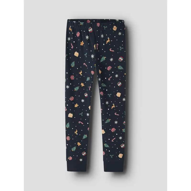 Name It Navy Blazer Xmas Aop Navy Nknvismas Ls Nightset 3