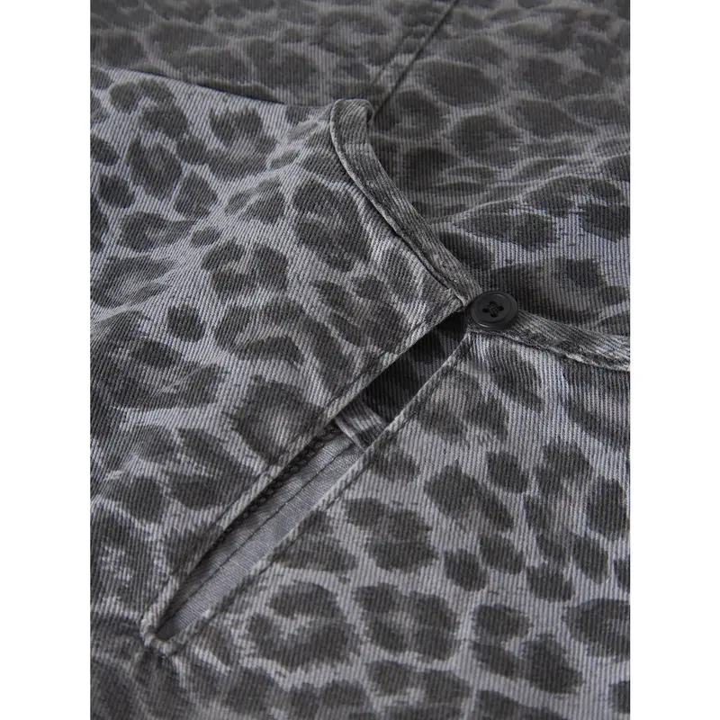 Name It Night Owl Grey Leopard Nkfleo Twill Dress 4002-Td T 2