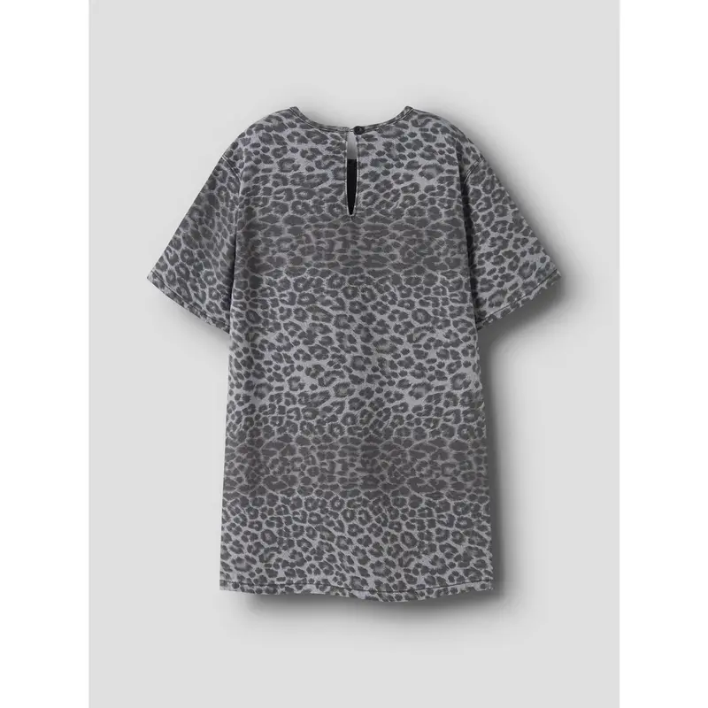 Name It Night Owl Grey Leopard Nkfleo Twill Dress 4002-Td T 3