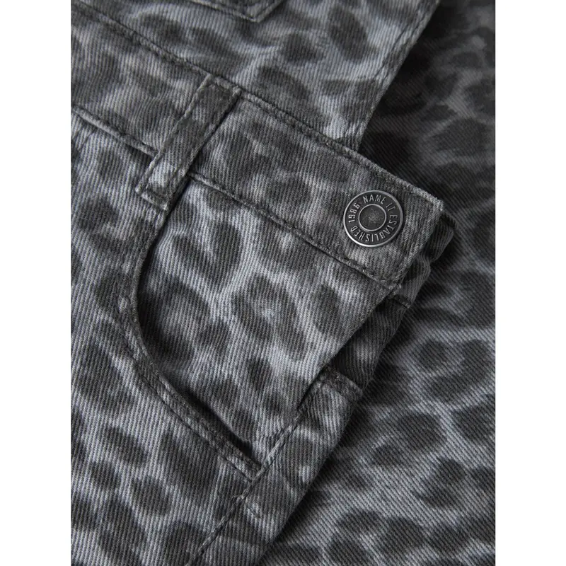 Name It Night Owl Grey Leopard Nmfophelia Twi Spencer Dress 4444-Td 2