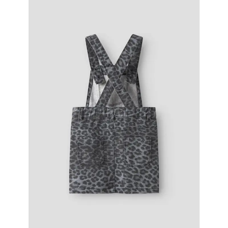 Name It Night Owl Grey Leopard Nmfophelia Twi Spencer Dress 4444-Td 3