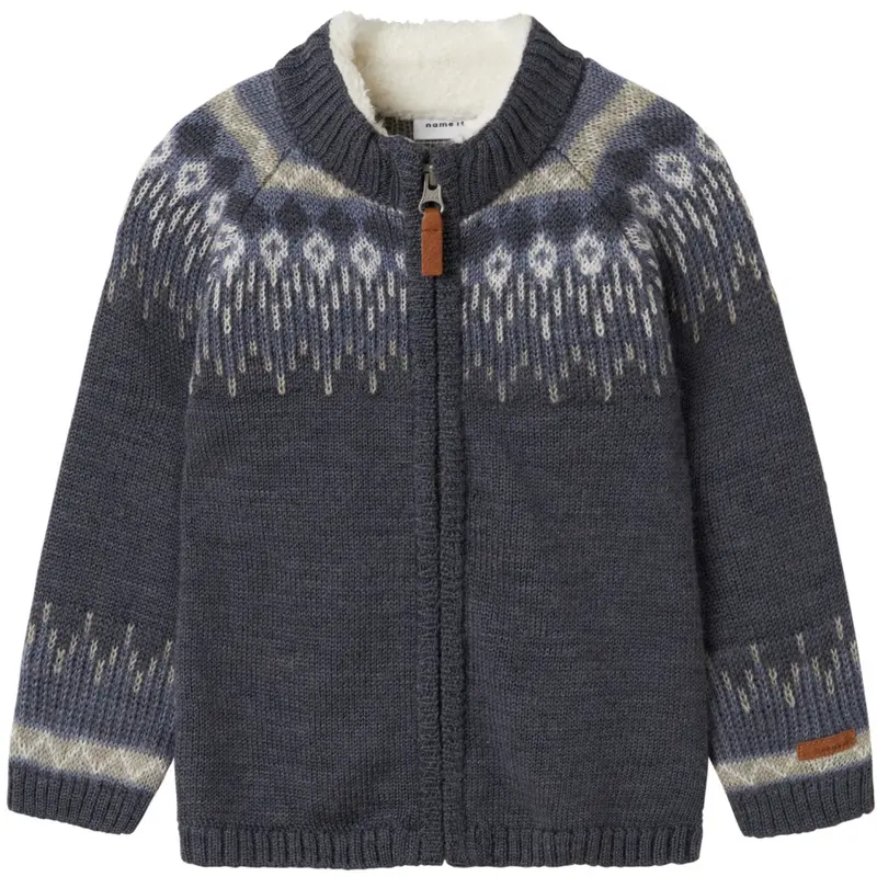 Name It Ombre Blue Iceland Nmmwriss Wool Ls Knit Card 1