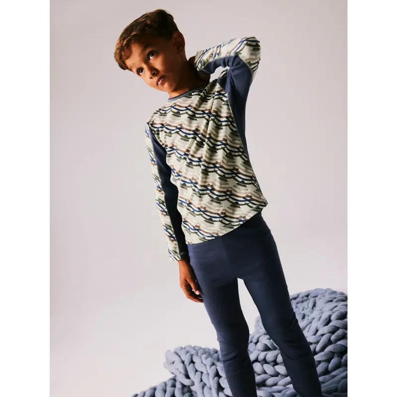 Name It Ombre Blue Nkmwillto Wool Long Johns 2