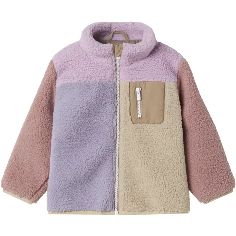 Name It Orchid Bouquet Nmfmonica Teddy Jacket Block 1