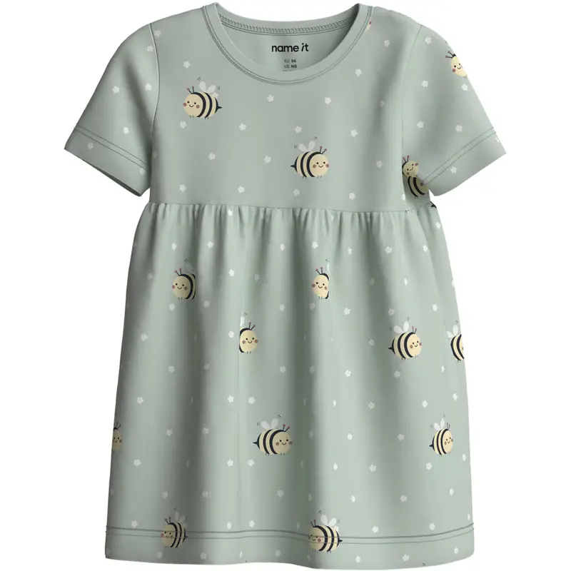 Name It Pale Aqua Bee Nbfvandora Ss Dress Box 1
