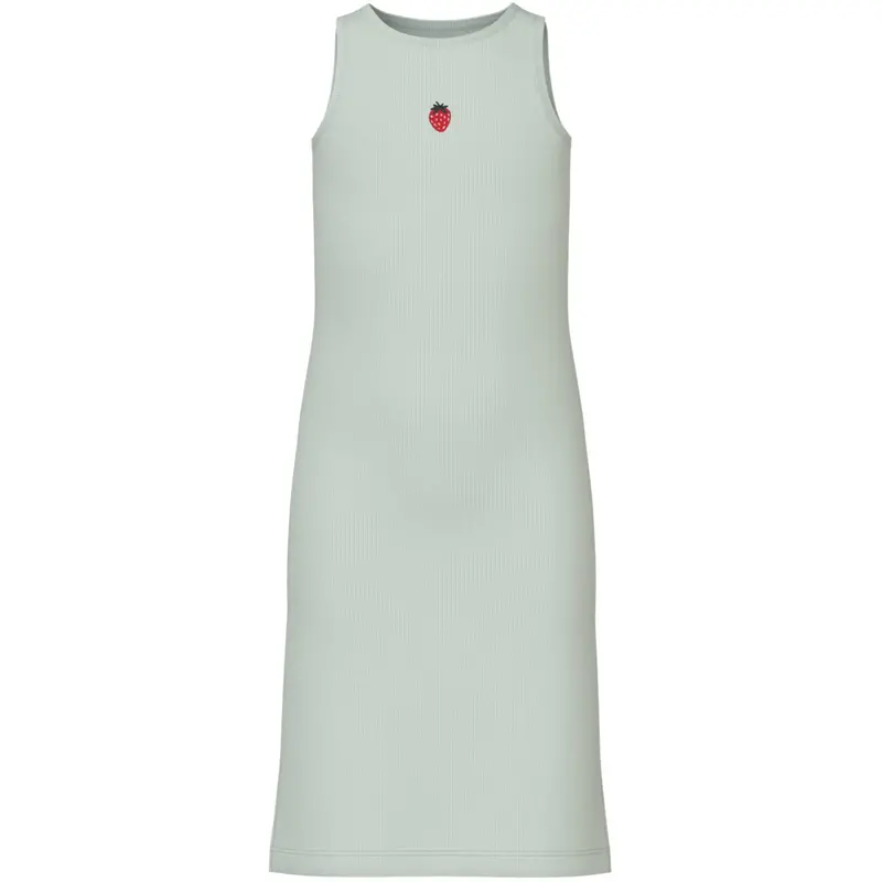 Name It Pale Aqua Strawberry Nkfvivemma Tank Slim Dress 1