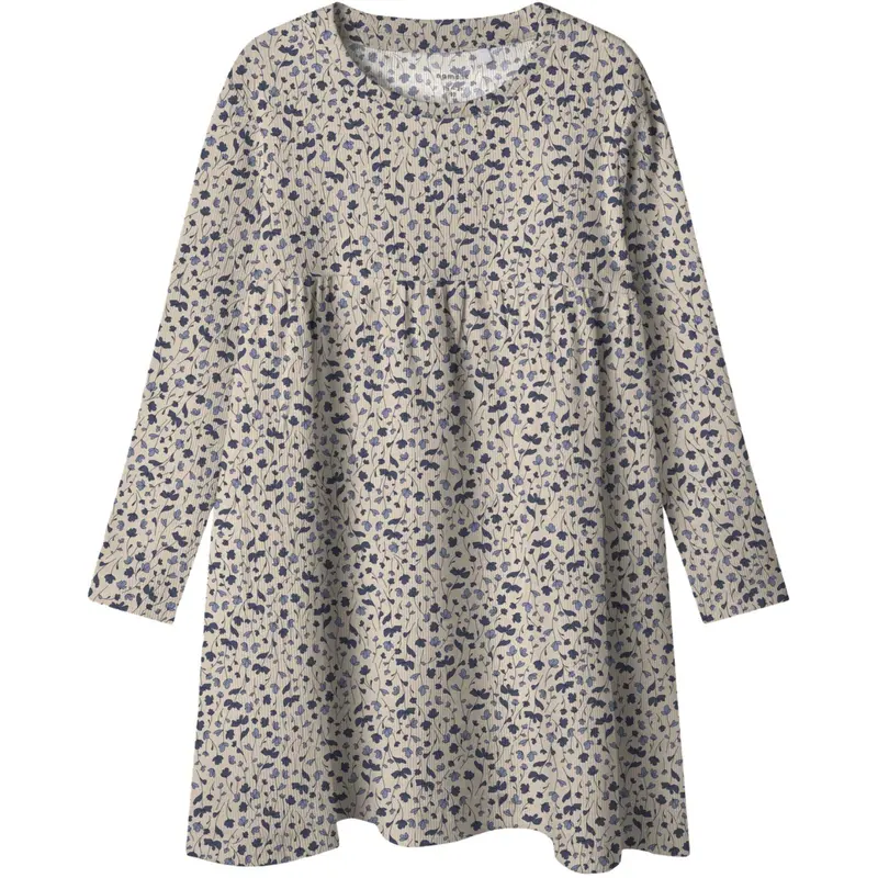 Name It Parchment Nmfnelia Ls Dress Pb 1