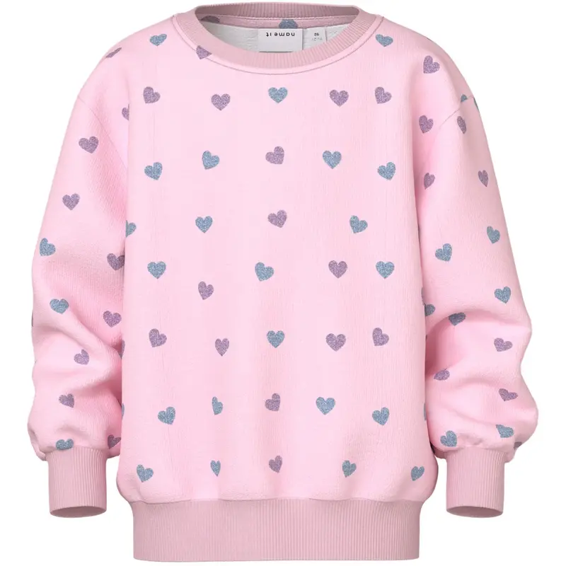 Name It Parfait Pink Nmfsolea Ls Nreg Swe Bru 1