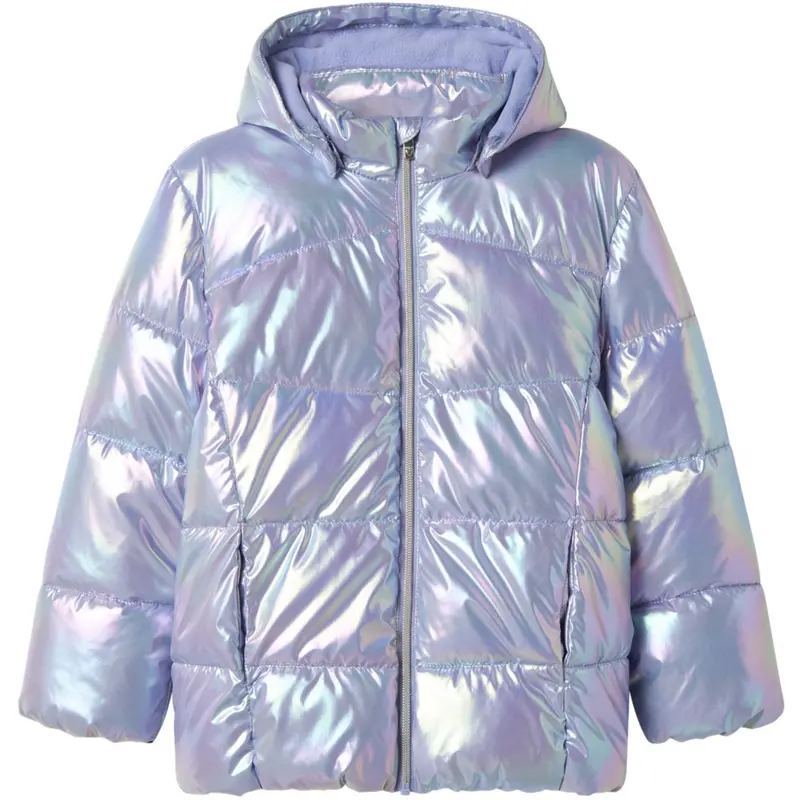 Name It Pastel Lilac Nkfmolina Puffer Jacket Shiny 1