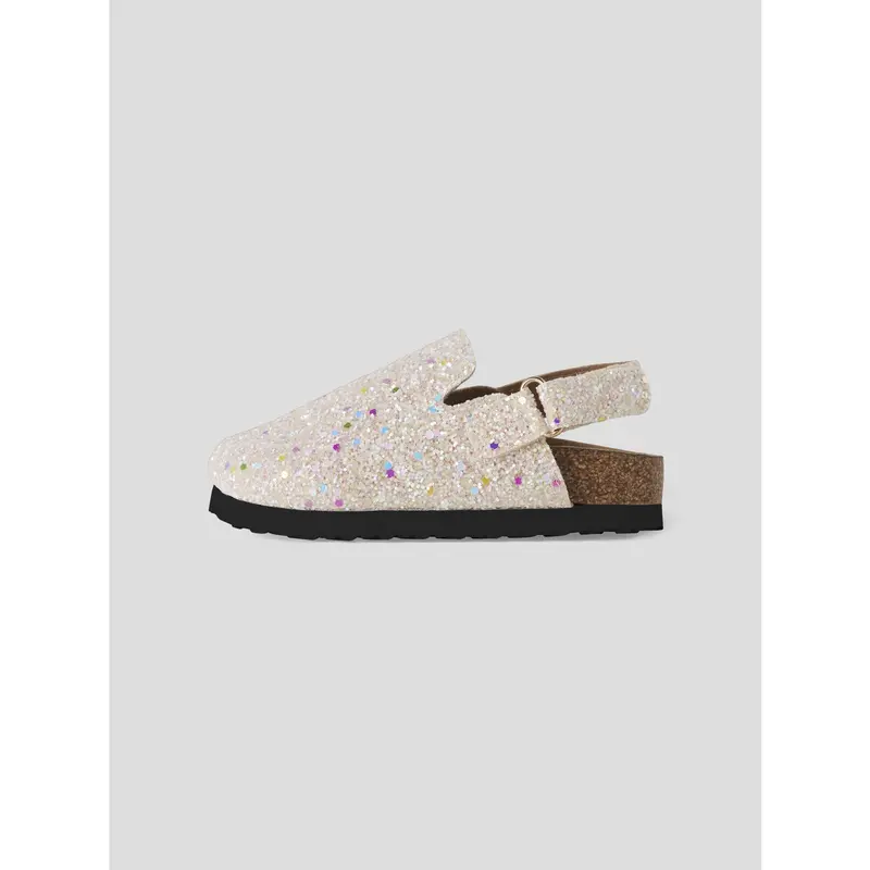 Name It Peach Whip Glitter Nmnavery Mules 4