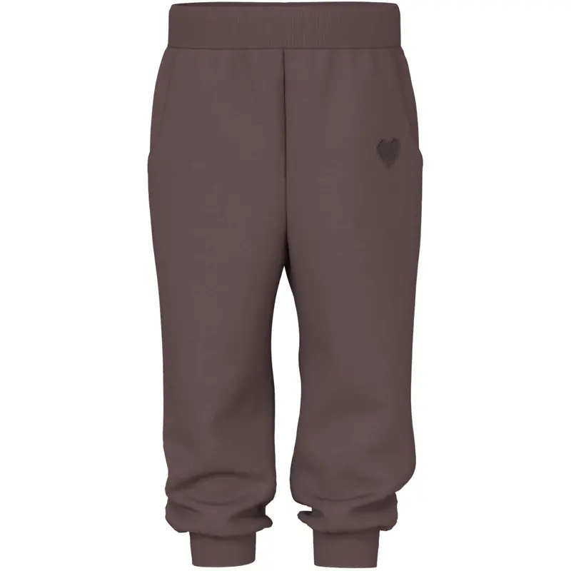 Name It Peppercorn Heart Embroidery Nmfvima Nreg Swe Pants Bru 1