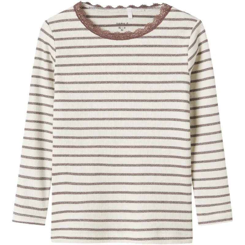 Name It Peppercorn Nmfnette Slim Ls Top 1