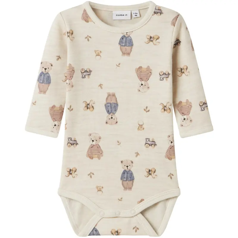 Name It Peyote Melange Bear Nbnwup Wo/Co Ls Body 1