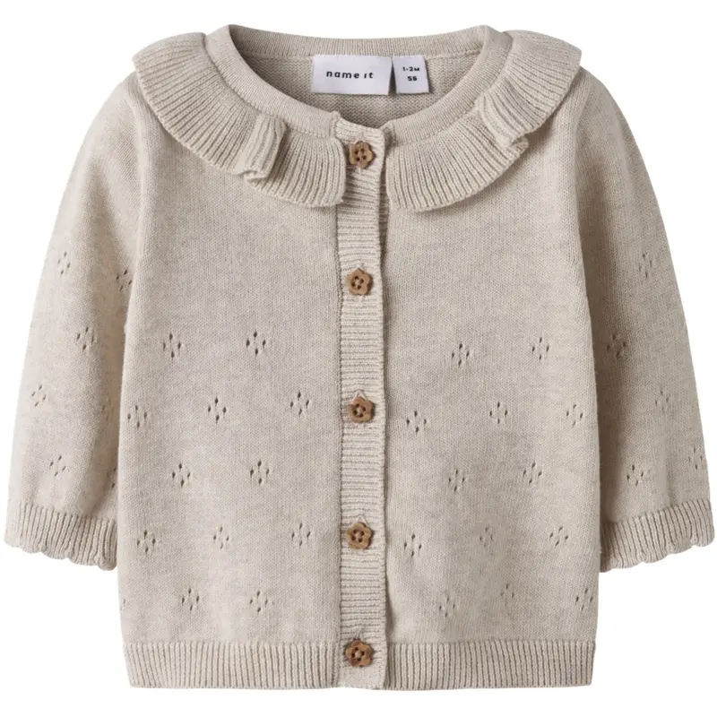 Name It Peyote Melange Nbfdiame Ls Knit Card 1