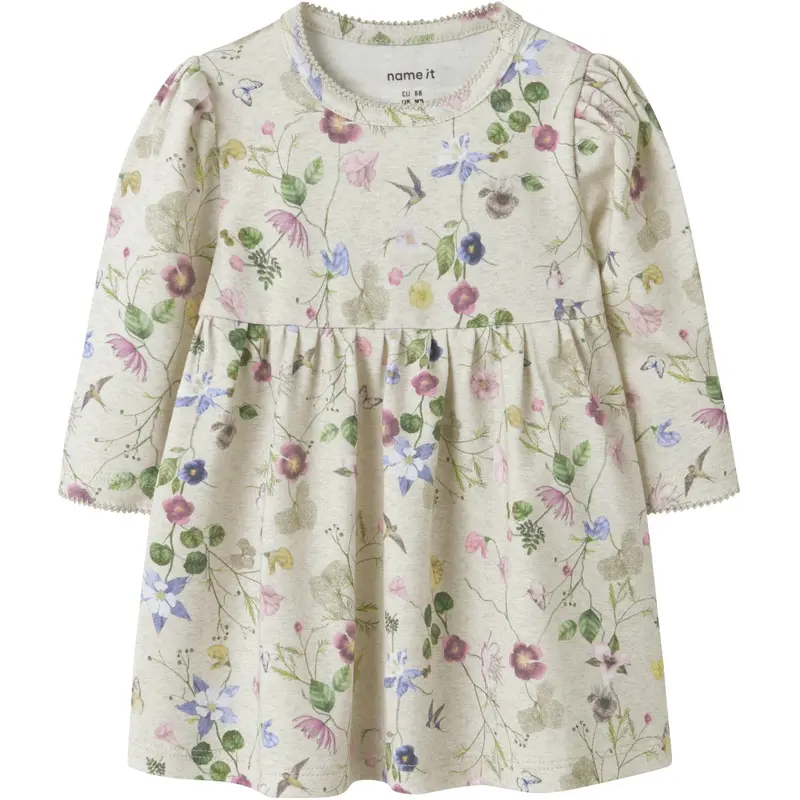 Name It Peyote Melange Nbffalca Ls Dress 1