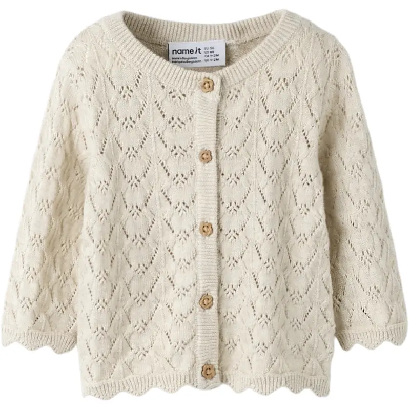 Name It Peyote Melange Nbfharriet Ls Knit Card 1