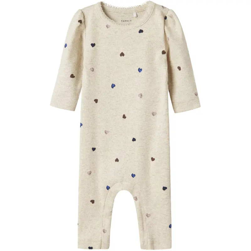 Name It Peyote Melange Nbfnutti Ls Bodysuit 1