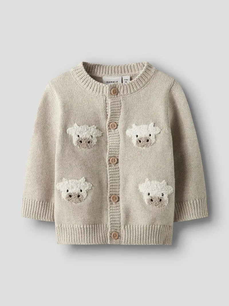 Name It Peyote Melange Nbmlional Ls Knit Card 1