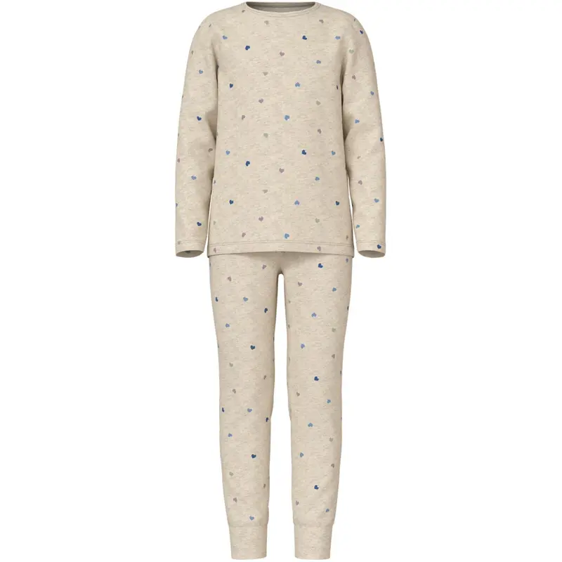 Name It Peyote Melange Nkfnightset Peyote Hearts Noos 1