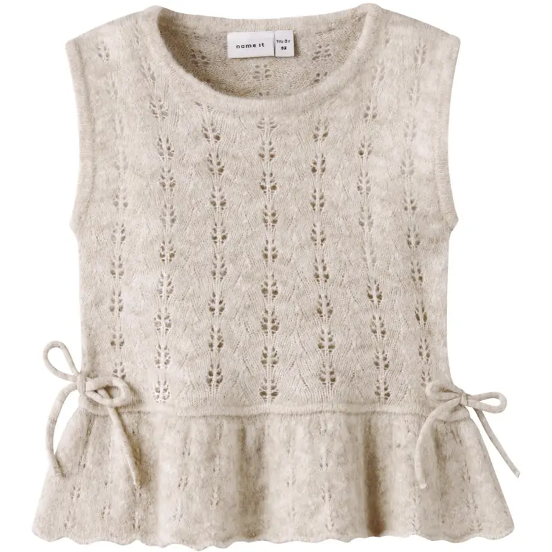 Name It Peyote Melange Nmfdesta Knit Vest 1
