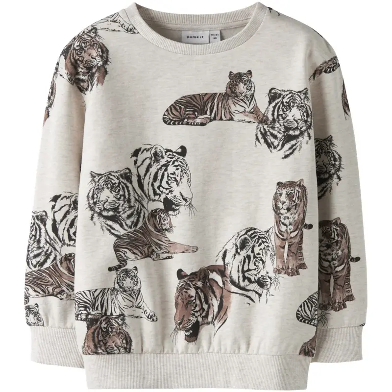 Name It Peyote Melange Nmmthorne Ls Nreg Sweat Bru Box 1
