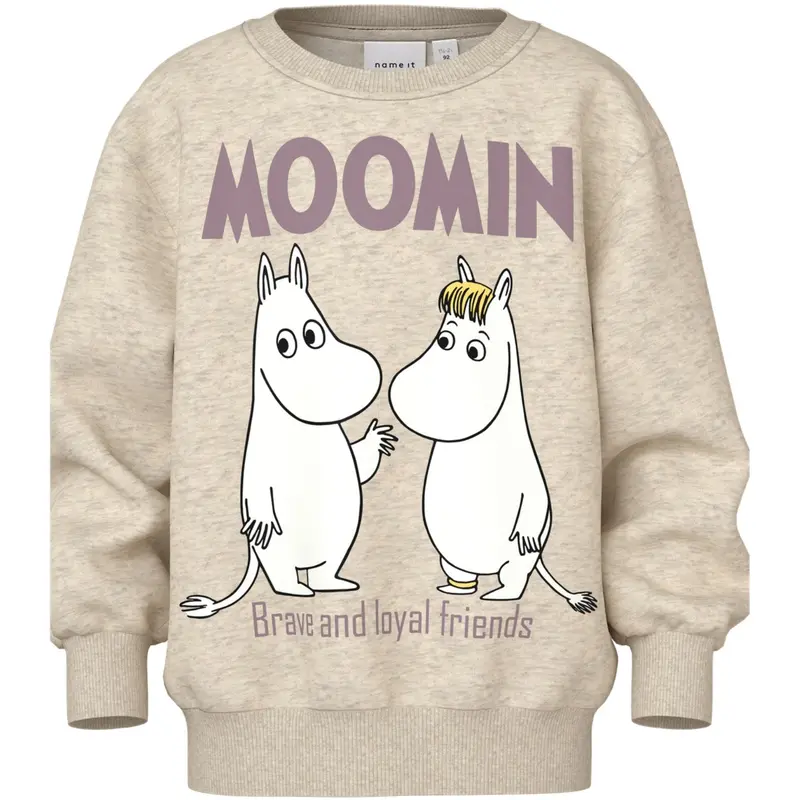 Name It Peyote Melange Nmnsloli Moomin Sweat Bru Vde 1